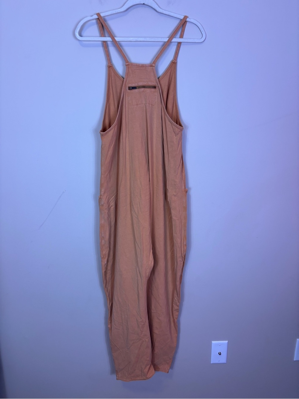Free People Movement Orange Jumpsuit with Pockets Women’s Small - Picture 2 of 8